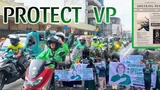 Protect and No to Impeach VP Sara Duterte Motorcade Davao City  Dec 82024 [upl. by Nospmoht152]