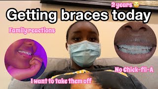 GETTING BRACES Vlog [upl. by Dnomar]