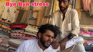 Asmr massage  extremely massage unbelievable  bye bye 👋 stress  sajju master massage asmr [upl. by Anallij]