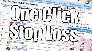 Bet Angel  One click stop loss [upl. by Acirred]