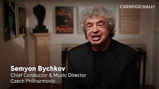 Interview with Semyon Bychkov Year of Czech Music  Carnegie Hall [upl. by Ennovihs923]