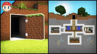 Minecraft How to Build a Secret Base Tutorial 2023 2  Easy Hidden House [upl. by Elohc]