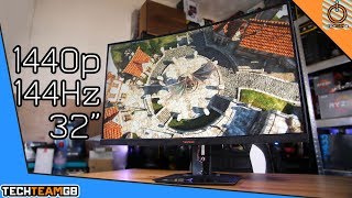 ViewSonic XG3240C Review  Curved 1440p 144Hz Monitor [upl. by Atnahs]