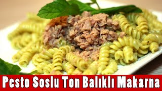 Pesto Soslu Ton Balıklı Makarna  Pişirmece  Yemek Tarifleri [upl. by Aihsekram]