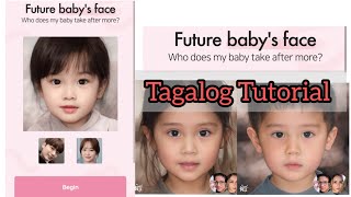 BABY GENERATOR B612 HOW TO EDIT Tiktok ViralTagalog full tutorial 2021 [upl. by Claiborn]