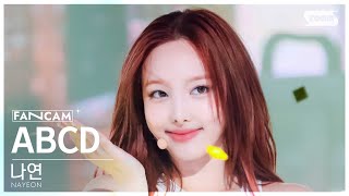 안방1열 직캠4K 나연 ABCD NAYEON FanCam SBS Inkigayo 240616 [upl. by Erena711]