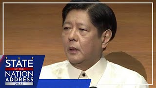 SONA 2023 Highlights Marcos on peace and order situation in PH  ANC [upl. by Aicala]