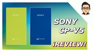 Batería Portátil SONY CPV5 5000 mAh Experiencia de uso [upl. by Labina]