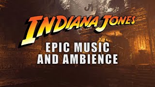 Indiana Jones  Adventurous Ambient Soundscapes with Epic Music from the Film Series 4 Scenes in 4k [upl. by Nonnad791]