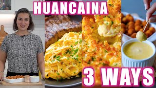 Huancaina Sauce 3 Ways  Eating with Andy [upl. by Ardnuhsed]