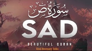 Surah Sad 038 سورہ ص Beautiful heart soothing Quran recitation viral quran recite [upl. by Mehitable]