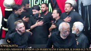 SHAM E GHAREEBAN MAJLIS LIVE FROM IMAMIA MISSION LONDON UK [upl. by Cinomod]