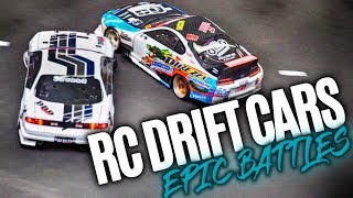 EPIC RC DRIFT CAR BATTLES BEST RC DRIFT CARS IN ACTION [upl. by Nolyaj]