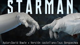 Starman David Bowie Adaptación al castellano Versión española Spanish cover Karaoke [upl. by Xanthus]