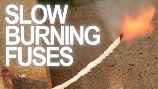 How To Make Slow Burning Fuses [upl. by Acim]