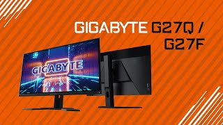 Обзор игровых монитора GIGABYTE G27Q и GIGABYTE G27F [upl. by Nallek]