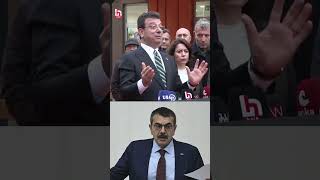 Ekrem İmamoğlundan mezuniyetine katakulli diyen Bakan Yusuf Tekine zehir zemberek sözler [upl. by Tita]