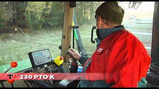 Kranbetjent flishuggere til traktor TP 230 [upl. by Kcirtapnaes]