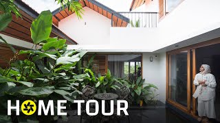 A Beautiful Tropical House With Central Courtyard Home Tour [upl. by Chery773]