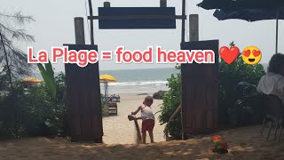 La Plage Goa 😍 French food and more  Goa Vlog 8 [upl. by Hudson]