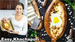 Easy Khachapuri Recipe [upl. by Inoy]