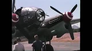 Heinkel HE111 Bomber  Start upTake off amp Flypast  Luftwaffe [upl. by Aloisius]