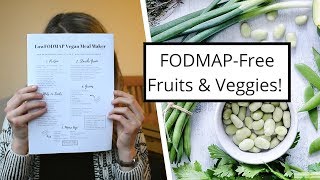 Low FODMAP Foods Fruit amp Veggies Lists 💚 [upl. by Aerol]