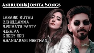 Anirudh Ravichander And Jonita Gandhi SongsTamil SongsJukeboxHalamithi HabiboChellamma Iraiva [upl. by Aserehtairam]