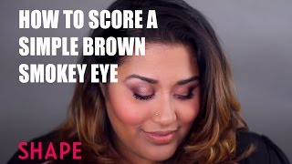 How to Score a Simple Brown Smokey Eye [upl. by Jeffries]