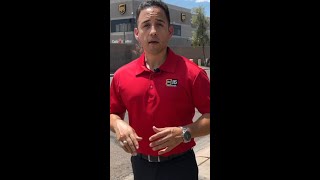 UPS driver speaks on almost passing out due to extreme heat [upl. by Hcirdla649]