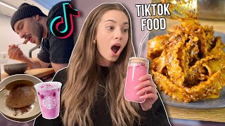 Ich teste TIKTOK FOOD TRENDS und DAS ist das beste was ich je gegessen habe [upl. by Yzzik]