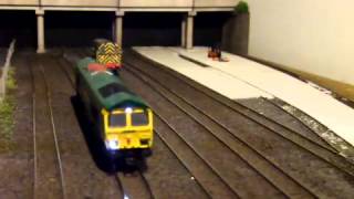 Hornby Class 08 and Bachmann Class 66 both fitted with ESU [upl. by Vassili]