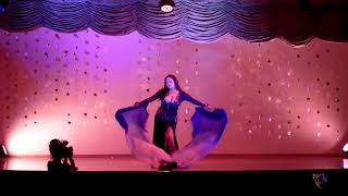 Fan Veils Dance  abanicos de seda fusion bellydance [upl. by Parnell]