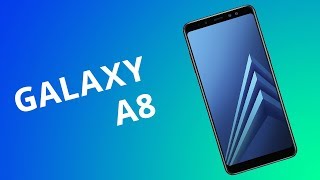 Samsung Galaxy A8 um intermediário com tela infinita e preço salgado Análise  Review [upl. by Khosrow]