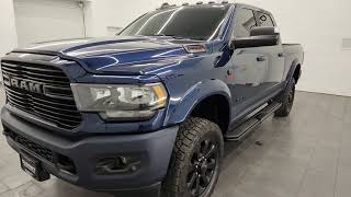 2020 RAM 2500 BIG HORN NIGHT CREW SHORT CUMMINS DIESEL PATRIOT BLUE 4K WALKAROUND 14436Z [upl. by Ferdinande]