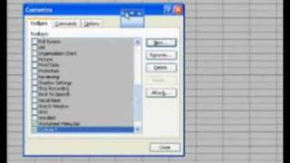 WST 1911 Advanced Excel  Excel 2003 Create Macro Part 1 [upl. by Yanehc]