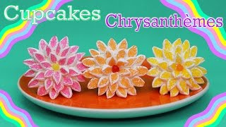 Cupcakes en forme de fleur Chrysanthèmes [upl. by Howlend]