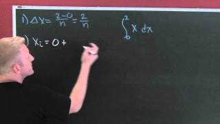 Riemann Sum First Example [upl. by Dez]