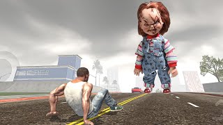 Franklin fight Chucky in Indian bike driving 3d game [upl. by Hudson]