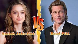 Brad Pitt Vs Shiloh Jolie Pitt Angelina Jolies Daughter Transformations 👑 2024  From Baby To Now [upl. by Ennaylime]