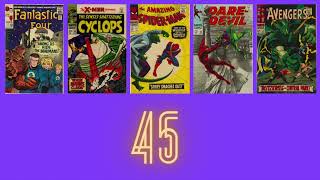 Favorite Silver Age Marvel COUNTDOWN  45 [upl. by Bernj]