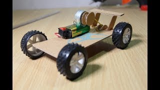 Homemade Dc Motor Car  Recycled [upl. by Jed]