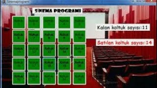 C SİNEMA BİLETİ SATIŞ PROGRAMI 2C  CINEMA TICKET SALES PROGRAMI 2 Veritabansız [upl. by Penelope]