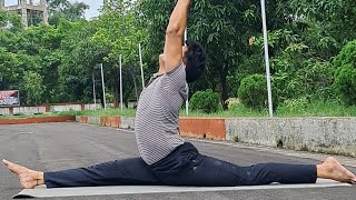 Hanumanasana Practice amp Benefits  yoga hanumanasana yogaforbeginners legs veeryogasession [upl. by Aimik]