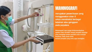 Pelayanan Mammografi  RS Stella Maris Makassar [upl. by Marrin287]