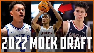 2022 NBA Mock Draft 20 Theres A New Number 1 Pick [upl. by Sower]