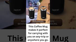 MILTON Coffee Mug Thermosteel Hot or Cold Insulated Mug homeappliance bigbag shorts [upl. by Alrzc]