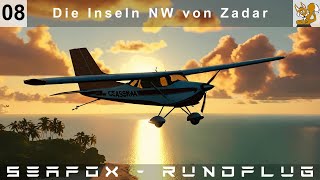 Flug über die Inseln nordwestlich Zadar [upl. by Asyram935]