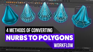 Converting NURBS to Polygons [upl. by Anelas]