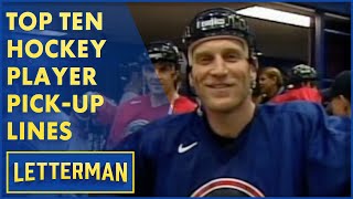 Top Ten Hockey Player PickUp Lines  Letterman [upl. by Marylinda]